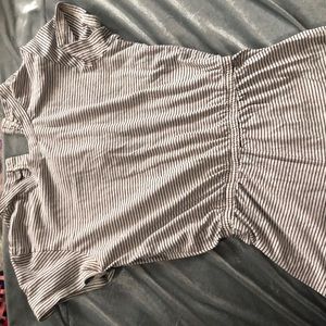 Stripped romper